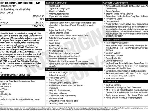 Used 2014 Buick Encore Convenience FWD image 5