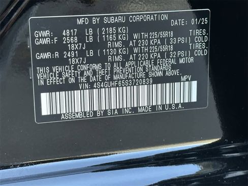 Certified 2025 Subaru Crosstrek 2.5i Sport w/ Crosstrek Mirror Package image 20