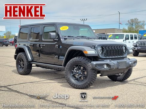 Used 2025 Jeep Wrangler Unlimited Sport S 4xe AWD/4WD image 1