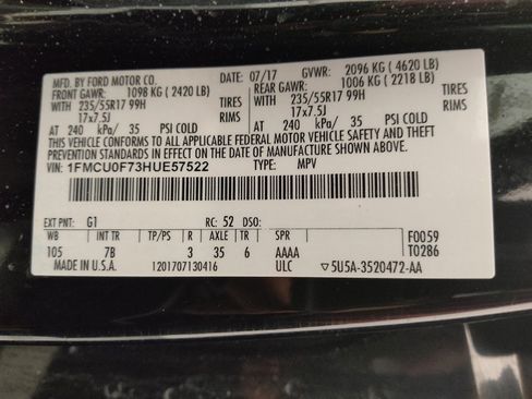 Used 2017 Ford Escape S FWD image 33