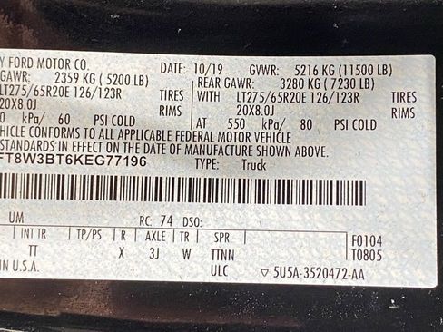 Used 2019 Ford F350 Limited image 48