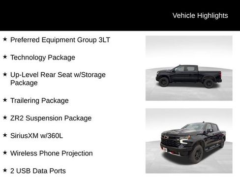 Used 2022 Chevrolet Silverado 1500 ZR2 w/ Technology Package image 3