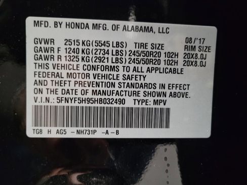 Used 2017 Honda Pilot Touring image 33