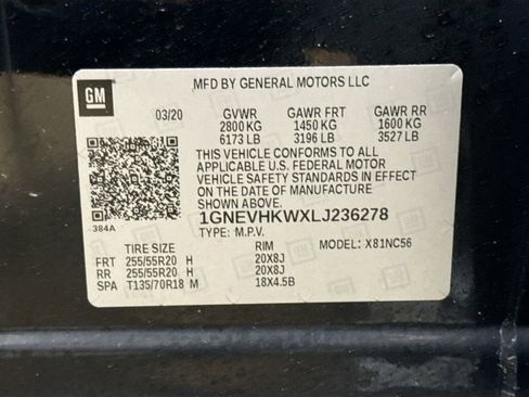 Used 2020 Chevrolet Traverse LT w/ LT Premium Package image 34