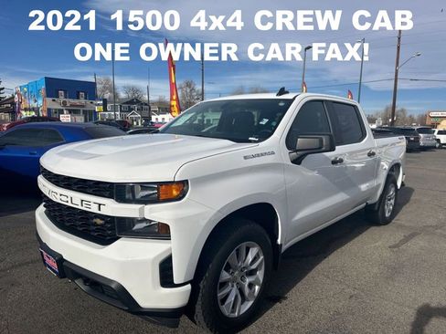 Used 2021 Chevrolet Silverado 1500 Custom image 1