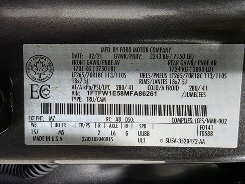 Used 2021 Ford F150 XLT w/ Equipment Group 301A Mid image 42