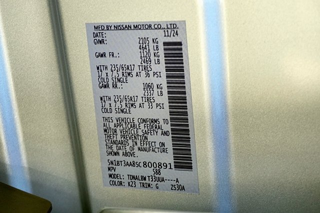 New 2025 Nissan Rogue S FWD image 15