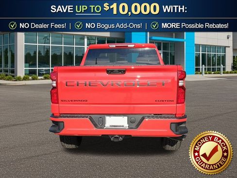 New 2026 Chevrolet Silverado 1500 Custom w/ Turbomax Blackout Package AWD/4WD image 8