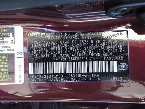 Used 2014 Toyota Avalon Limited w/ Technology Package FWD image 35