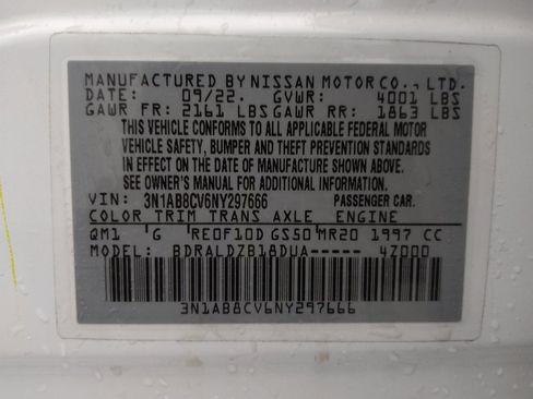 Used 2022 Nissan Sentra SV w/ Trunk Package FWD image 33