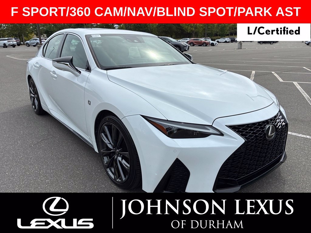 Certified 2023 Lexus IS 350 F Sport w/ Navigation Package RWD image 1