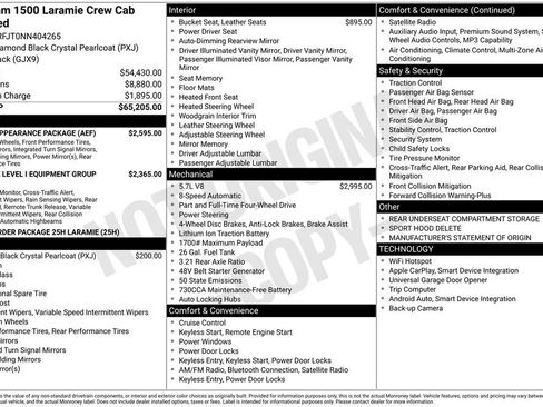 Used 2022 RAM 1500 Laramie w/ Sport Appearance Package AWD/4WD image 5