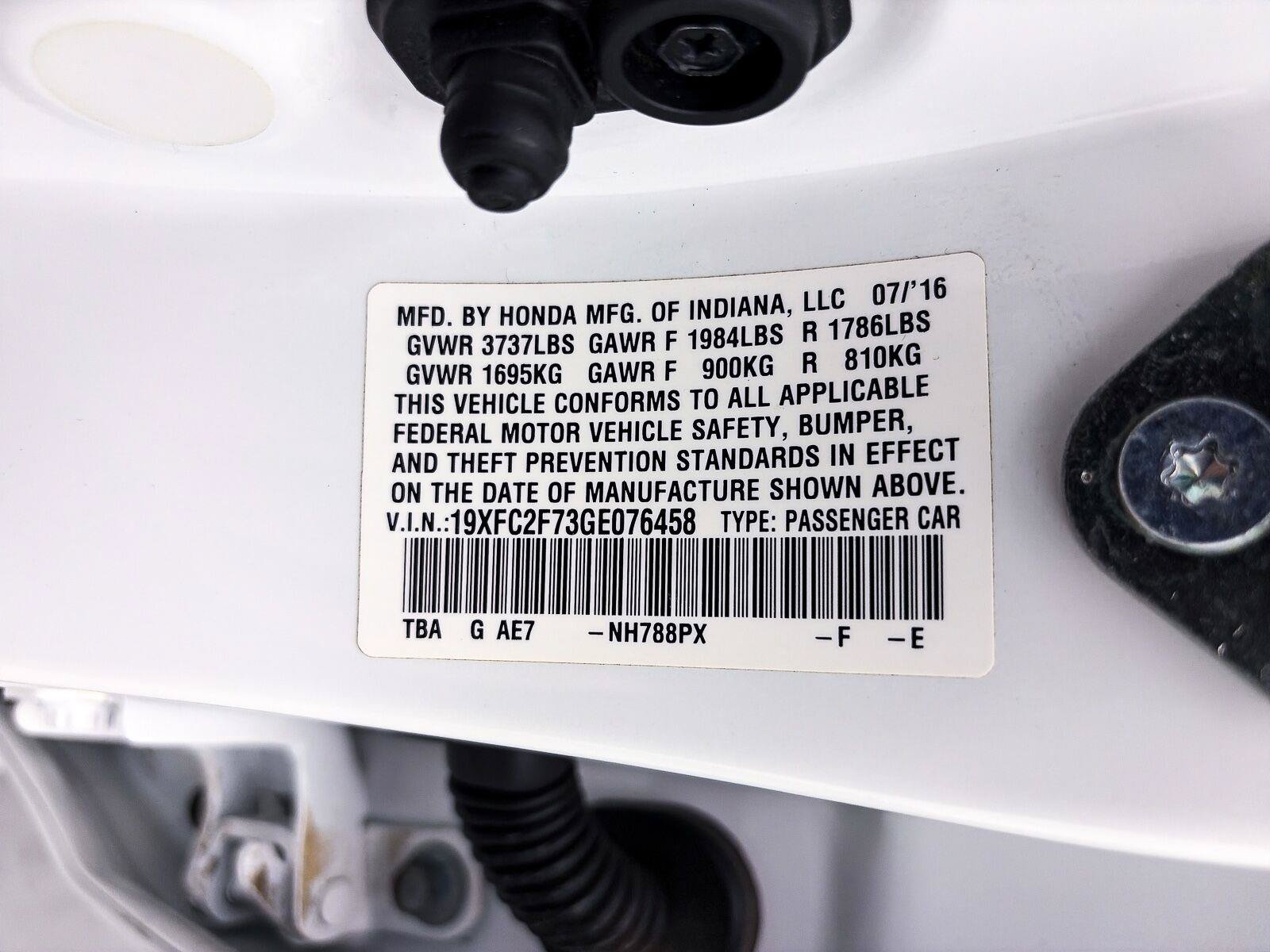 Used 2016 Honda Civic EX image 29
