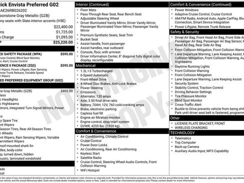Used 2024 Buick Envista Preferred w/ Convenience II Package FWD image 31