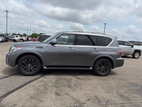 Used 2019 Nissan Armada Platinum w/ Captain's Chairs Package AWD/4WD image 3