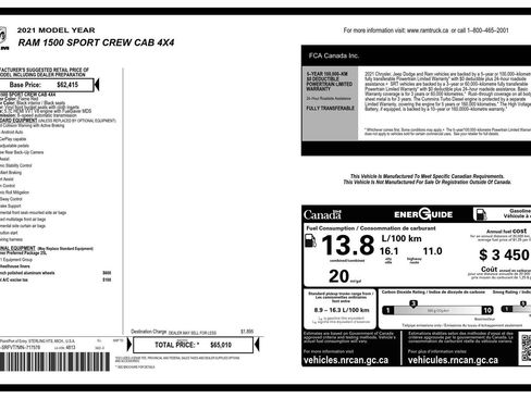 Used 2021 RAM 1500 Sport image 4