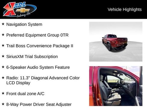 Certified 2025 Chevrolet Colorado Trail Boss AWD/4WD image 2