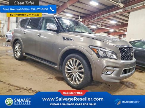 Used 2016 INFINITI QX80 4WD w/ Deluxe Technology Package image 5