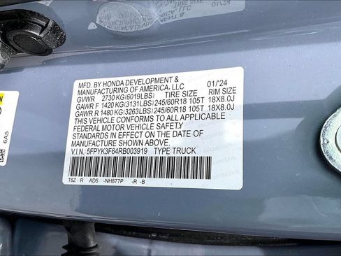 Used 2024 Honda Ridgeline TrailSport image 16