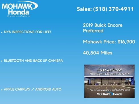 Used 2019 Buick Encore Preferred FWD image 3