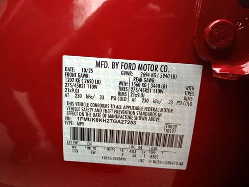 New 2026 Ford Explorer ST-Line w/ ST-Line Street Pack image 26