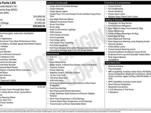 Used 2022 Kia Forte LXS image 2