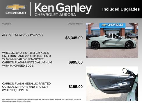 Used 2024 Chevrolet Corvette Stingray Coupe w/ Z51 Performance Package RWD image 6