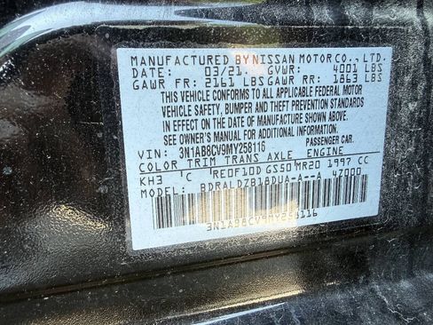 Used 2021 Nissan Sentra SV w/ SV Premium Package FWD image 23