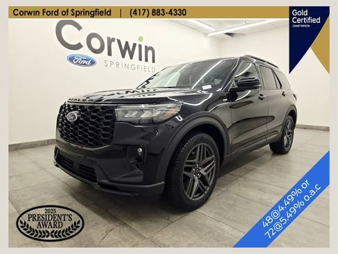Certified 2025 Ford Explorer ST-Line w/ ST-Line Street Pack AWD/4WD image 1