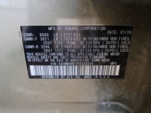 Used 2024 Subaru Ascent Touring image 32