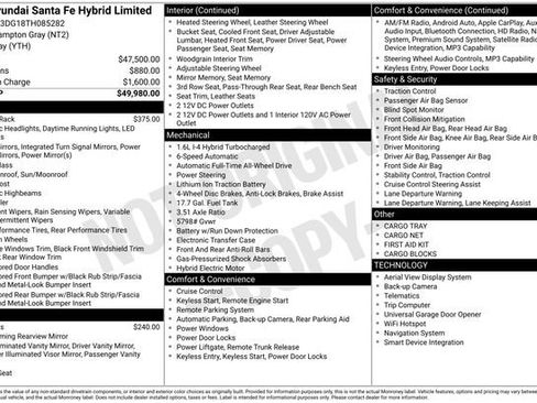 New 2026 Hyundai Santa Fe Limited AWD/4WD image 41