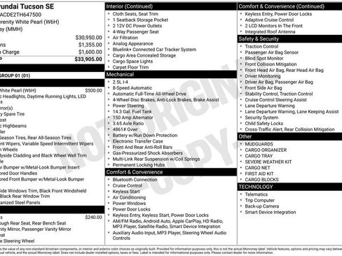 New 2026 Hyundai Tucson SE AWD/4WD image 27