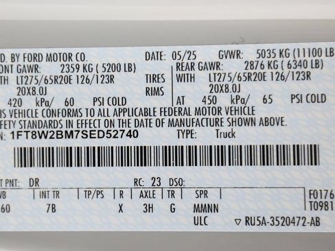 Used 2025 Ford F250 Platinum AWD/4WD image 62
