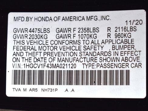 Used 2021 Honda Accord Sport Special Edition image 30