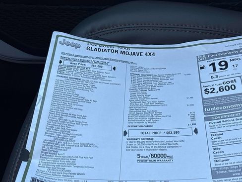 New 2026 Jeep Gladiator Mojave image 8