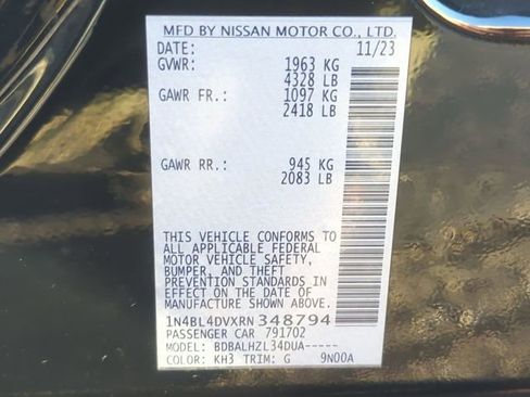 Used 2024 Nissan Altima 2.5 SV image 28