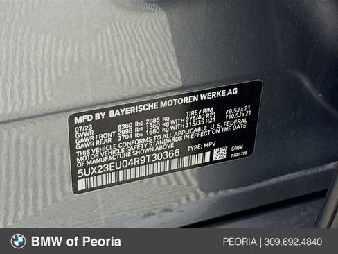 Used 2024 BMW X5 xDrive40i w/ M Sport Package image 32