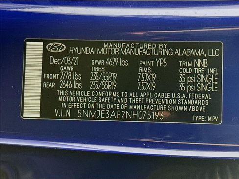 Certified 2022 Hyundai Tucson Limited FWD image 34