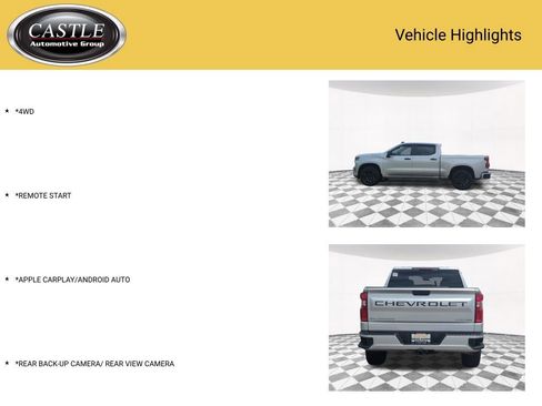 Used 2019 Chevrolet Silverado 1500 Custom w/ Custom Value Package AWD/4WD image 3