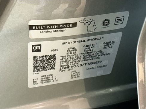 New 2026 Chevrolet Traverse LT w/ LPO, Floor Liner Package AWD/4WD image 33