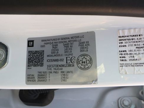 Used 2021 Chevrolet Colorado Z71 image 50