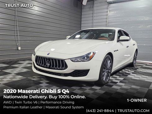 Used 2020 Maserati Ghibli S Q4 AWD/4WD image 1