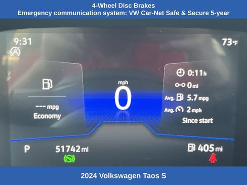 Used 2024 Volkswagen Taos S image 10