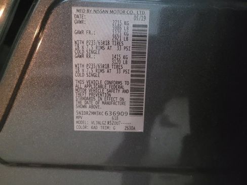 Used 2019 Nissan Pathfinder SL AWD/4WD image 33