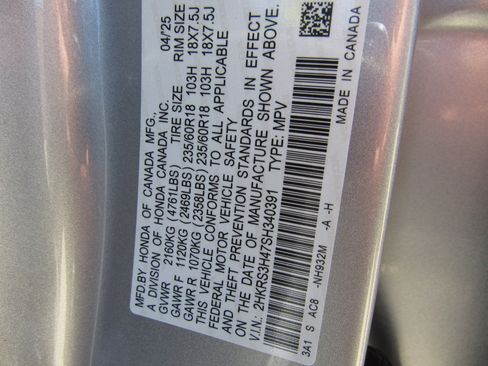 Certified 2025 Honda CR-V EX image 29