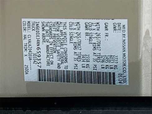 Used 2024 Nissan Frontier Pro-X image 28