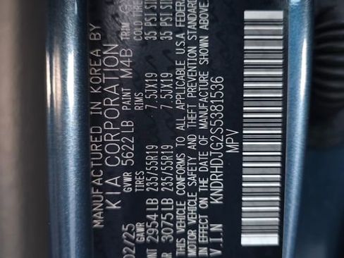 Certified 2025 Kia Sorento EX AWD/4WD image 29