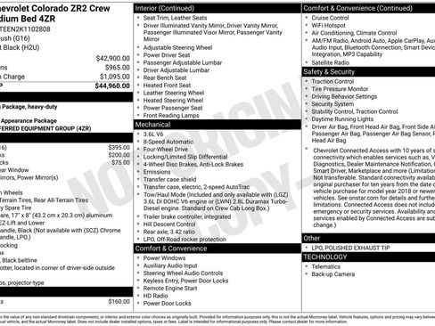 Used 2019 Chevrolet Colorado ZR2 image 16