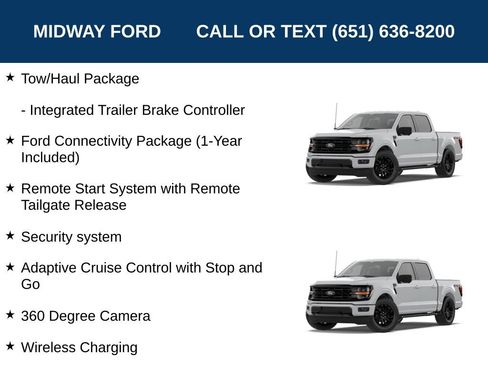 Used 2026 Ford F150 XLT w/ Equipment Group 302A MID AWD/4WD image 15