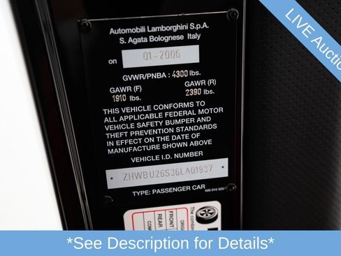 Used 2006 Lamborghini Murcielago Roadster image 30